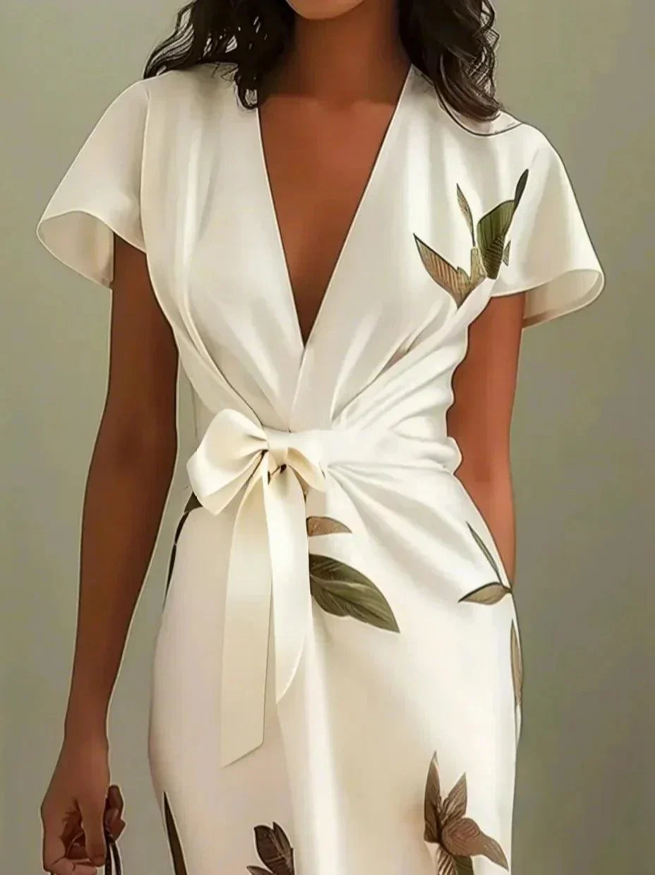 VESTIDO ENVOLVENTE FLORAL
