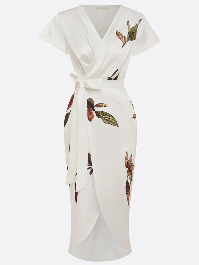 VESTIDO ENVOLVENTE FLORAL