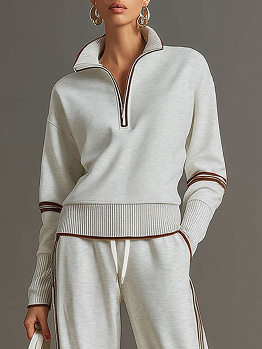BLUSA Y PANTALÓN DE PIERNAS ANCHAS