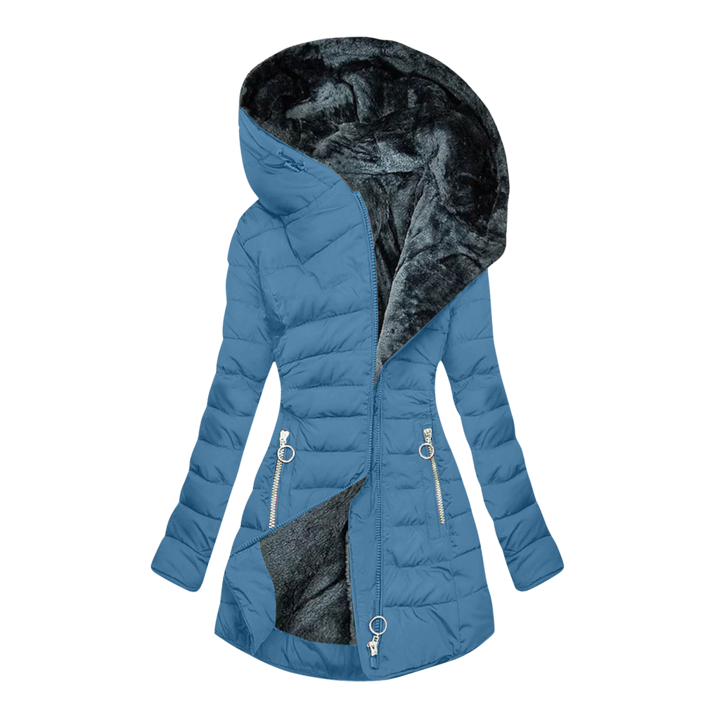 CHAQUETA DE PLUMÓN CON CAPUCHA