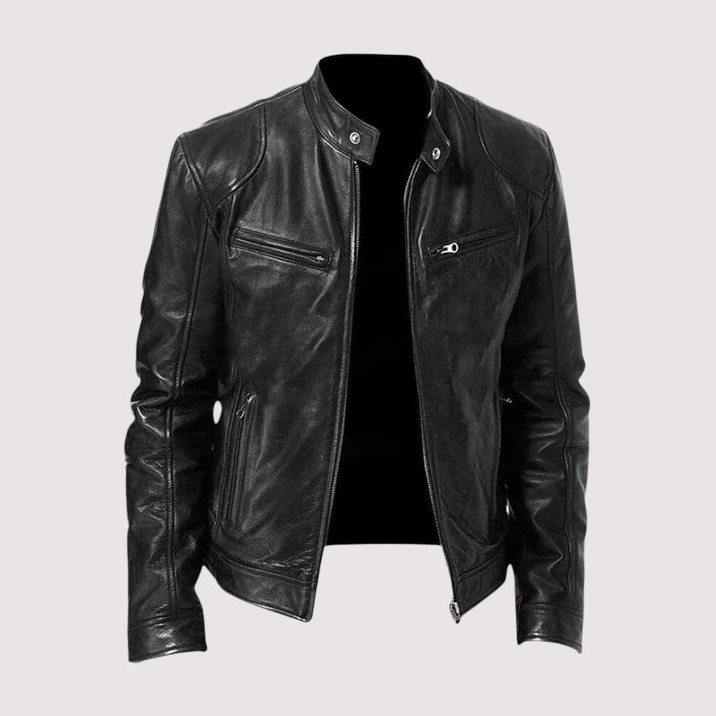 CHAQUETA DE CUERO PARA HOMBRE