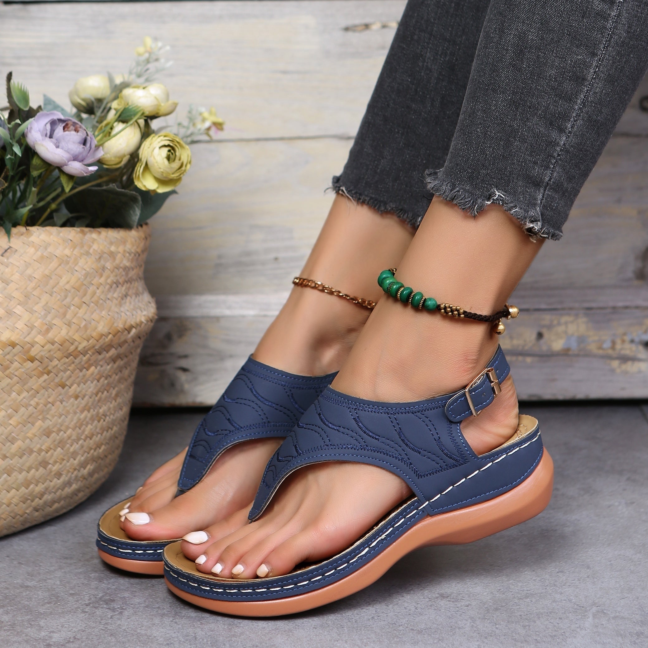 Sandalias de confort ergonómico Adèle