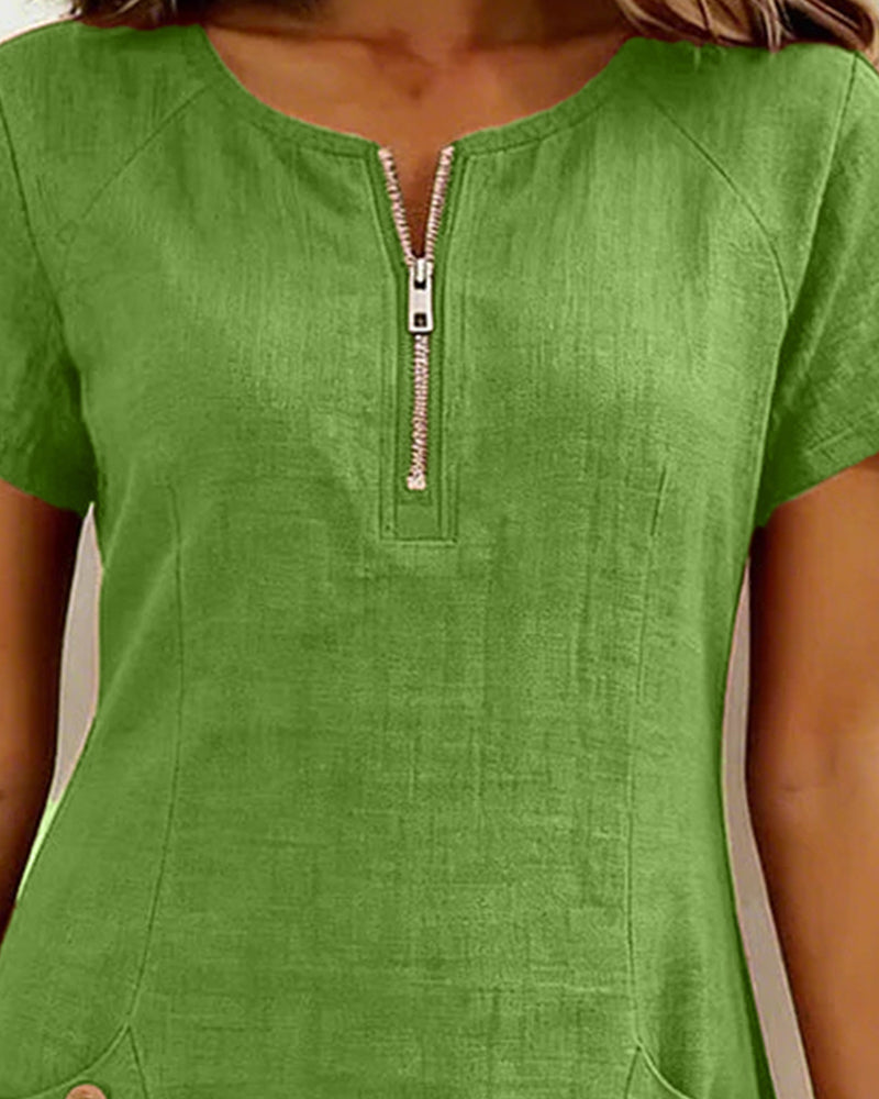 VESTIDO ELEGANTE CON CREMALLERA