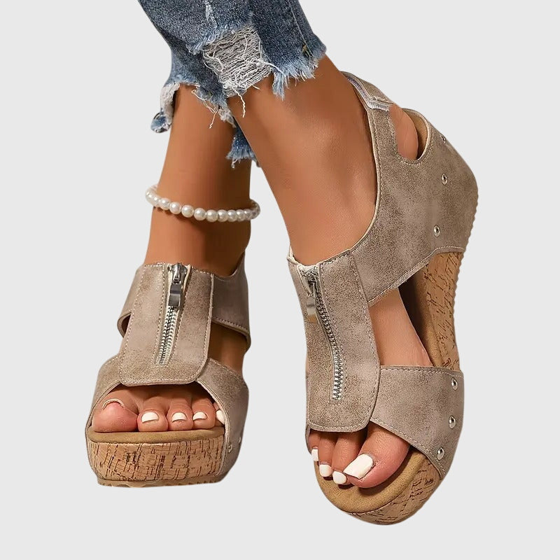STYLA™ | SANDALIAS ORTOPÉDICAS CON CREMALLERA