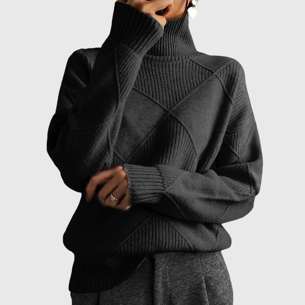 JERSEY DE CUELLO ALTO GEOMETRICO