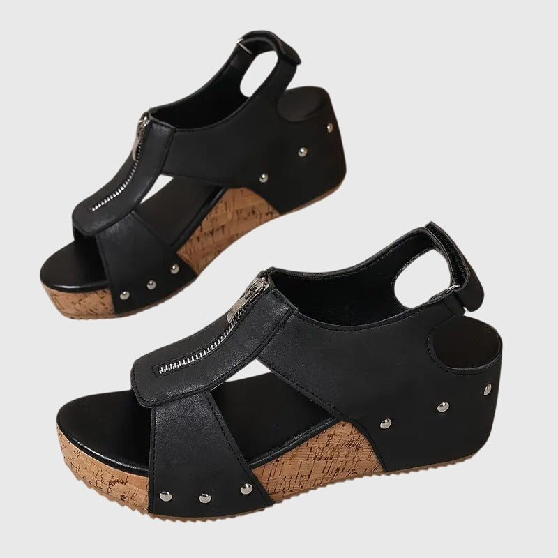 STYLA™ | SANDALIAS ORTOPÉDICAS CON CREMALLERA