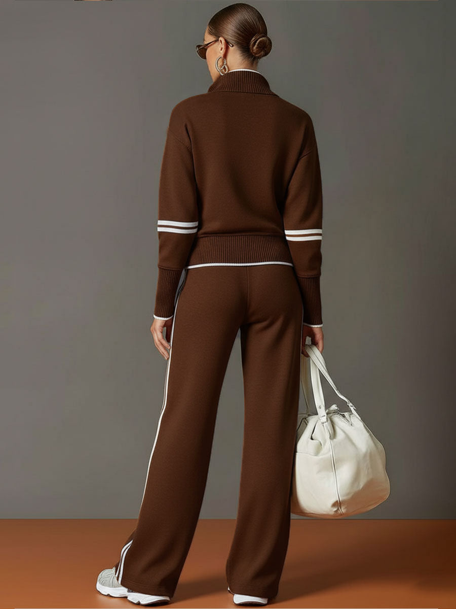 BLUSA Y PANTALÓN DE PIERNAS ANCHAS