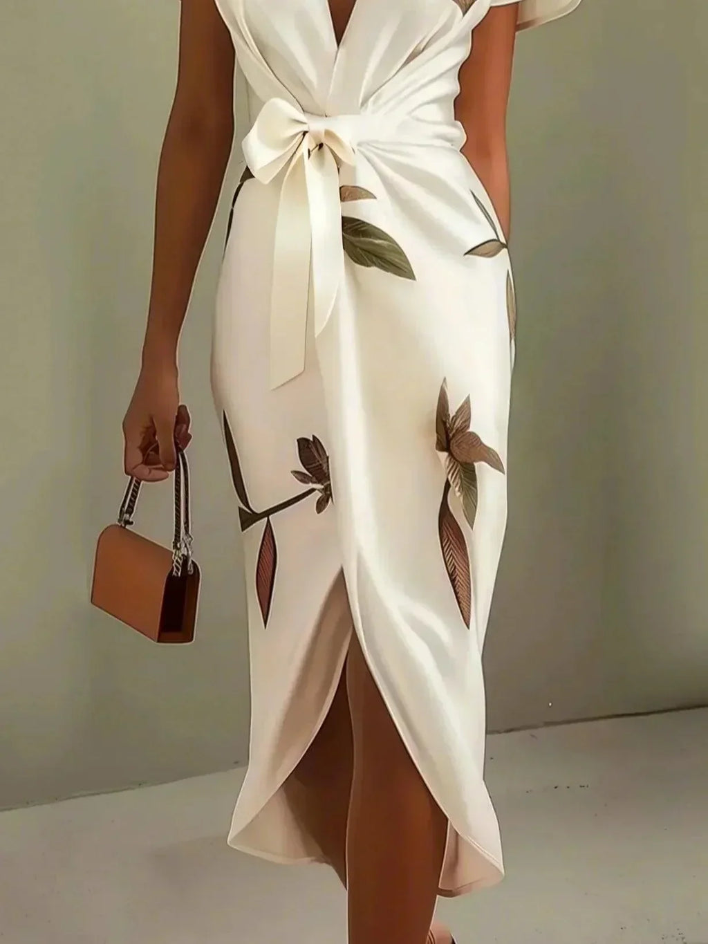 VESTIDO ENVOLVENTE FLORAL
