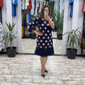 VESTIDO PLISADO DE LUNARES