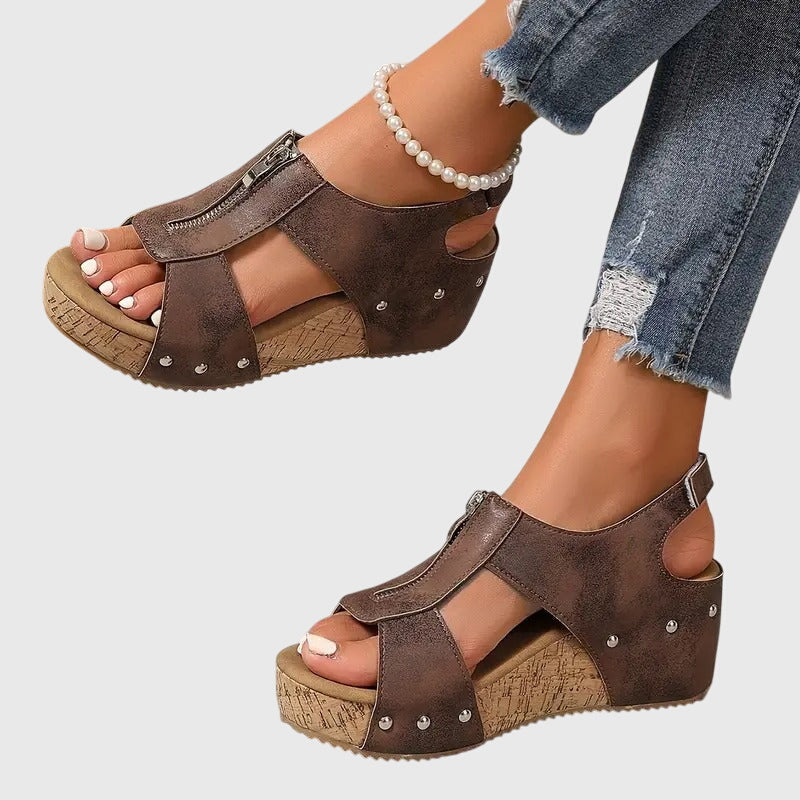 STYLA™ | SANDALIAS ORTOPÉDICAS CON CREMALLERA