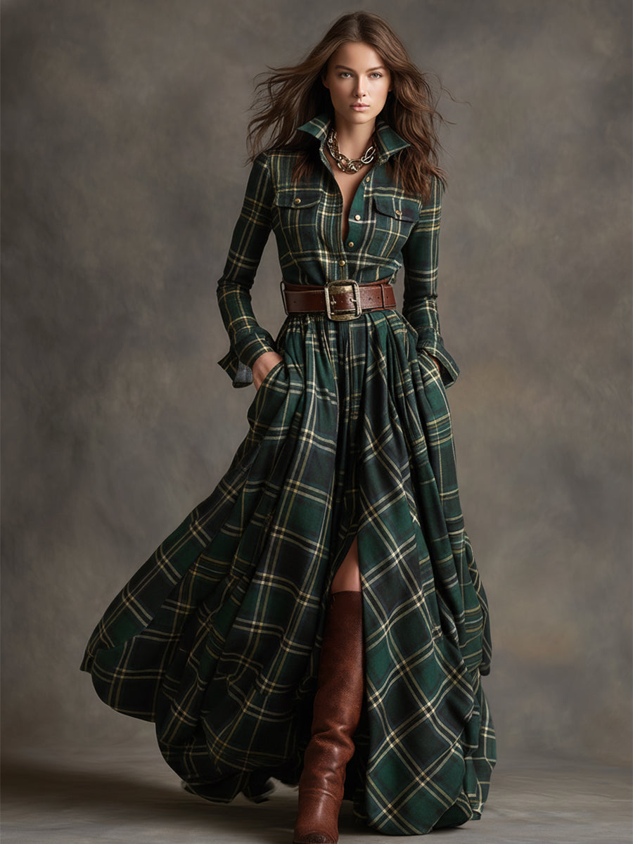 VESTIDO CON CINTURÓN