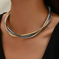 Collar vintage en capas gruesas