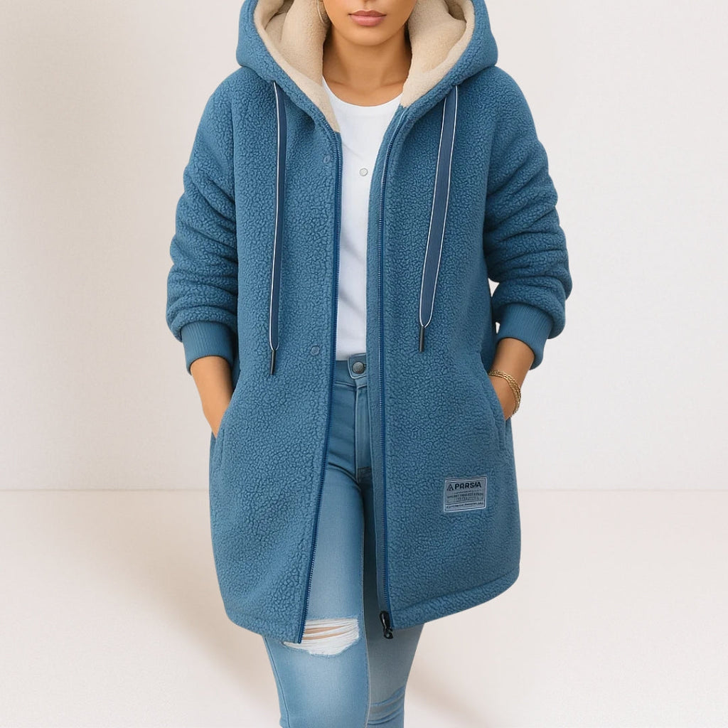 CHAQUETA POLAR SUAVE Y CÁLIDA