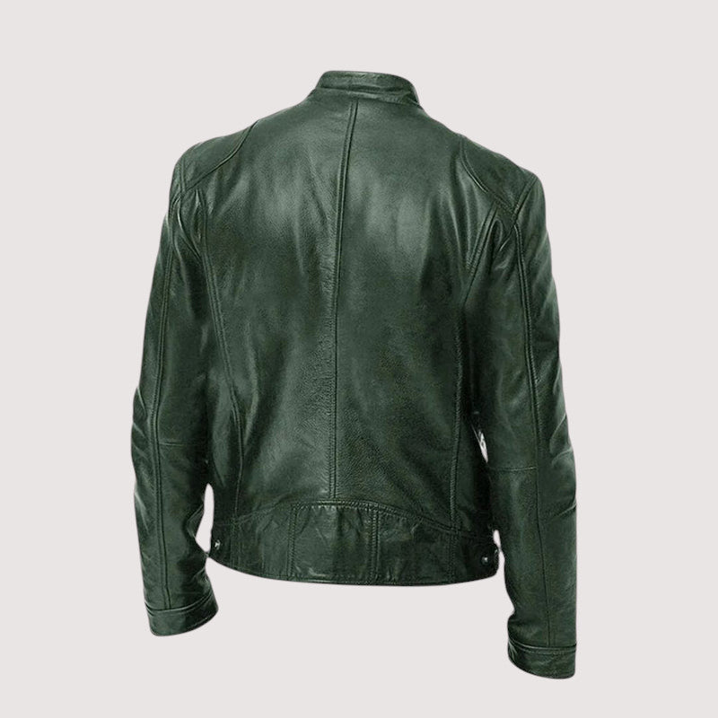 CHAQUETA DE CUERO PARA HOMBRE