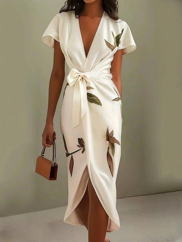 VESTIDO ENVOLVENTE FLORAL