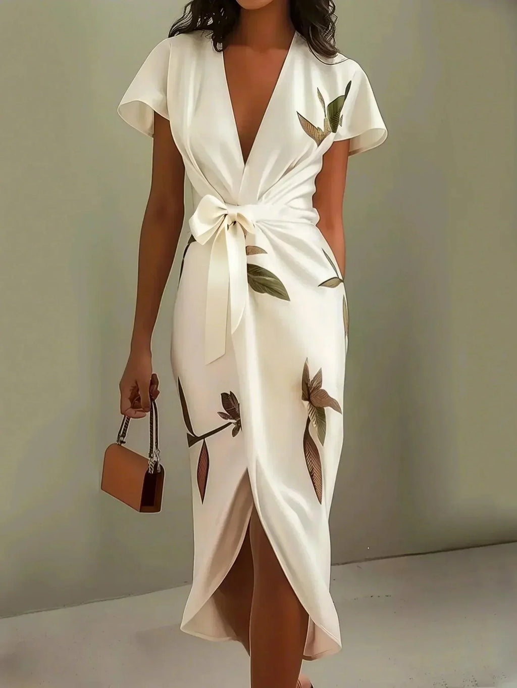VESTIDO ENVOLVENTE FLORAL
