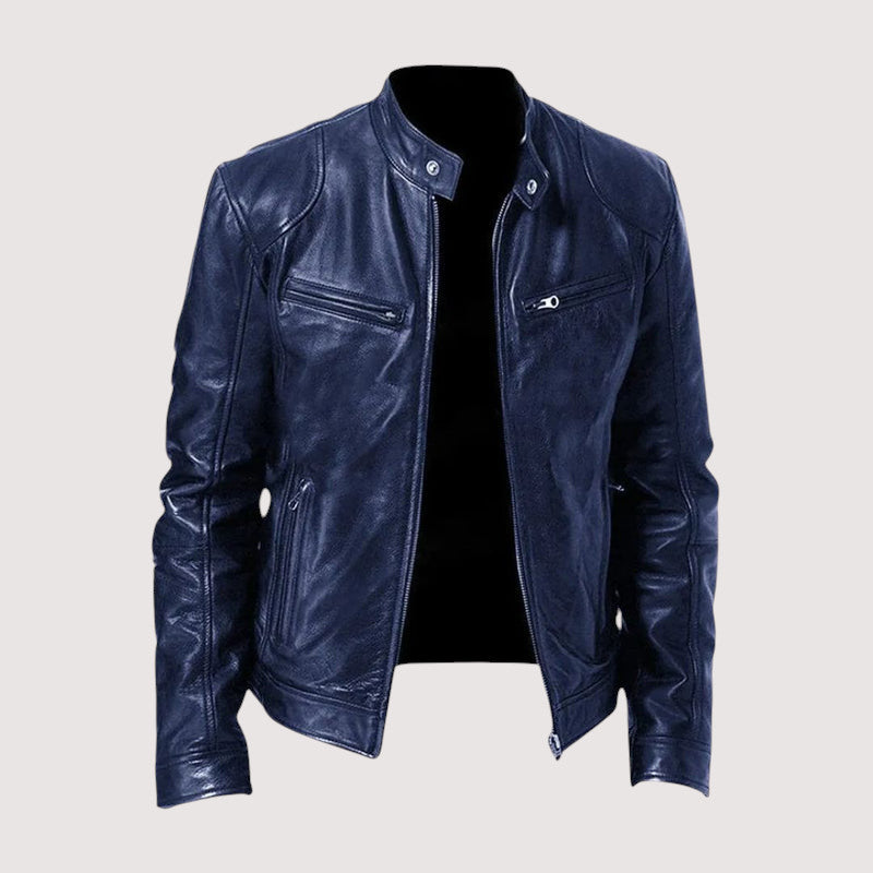 CHAQUETA DE CUERO PARA HOMBRE