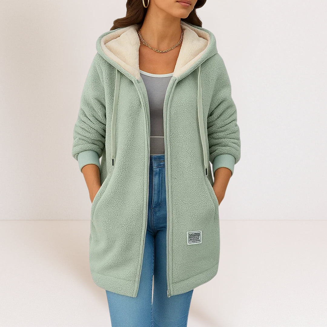 CHAQUETA POLAR SUAVE Y CÁLIDA