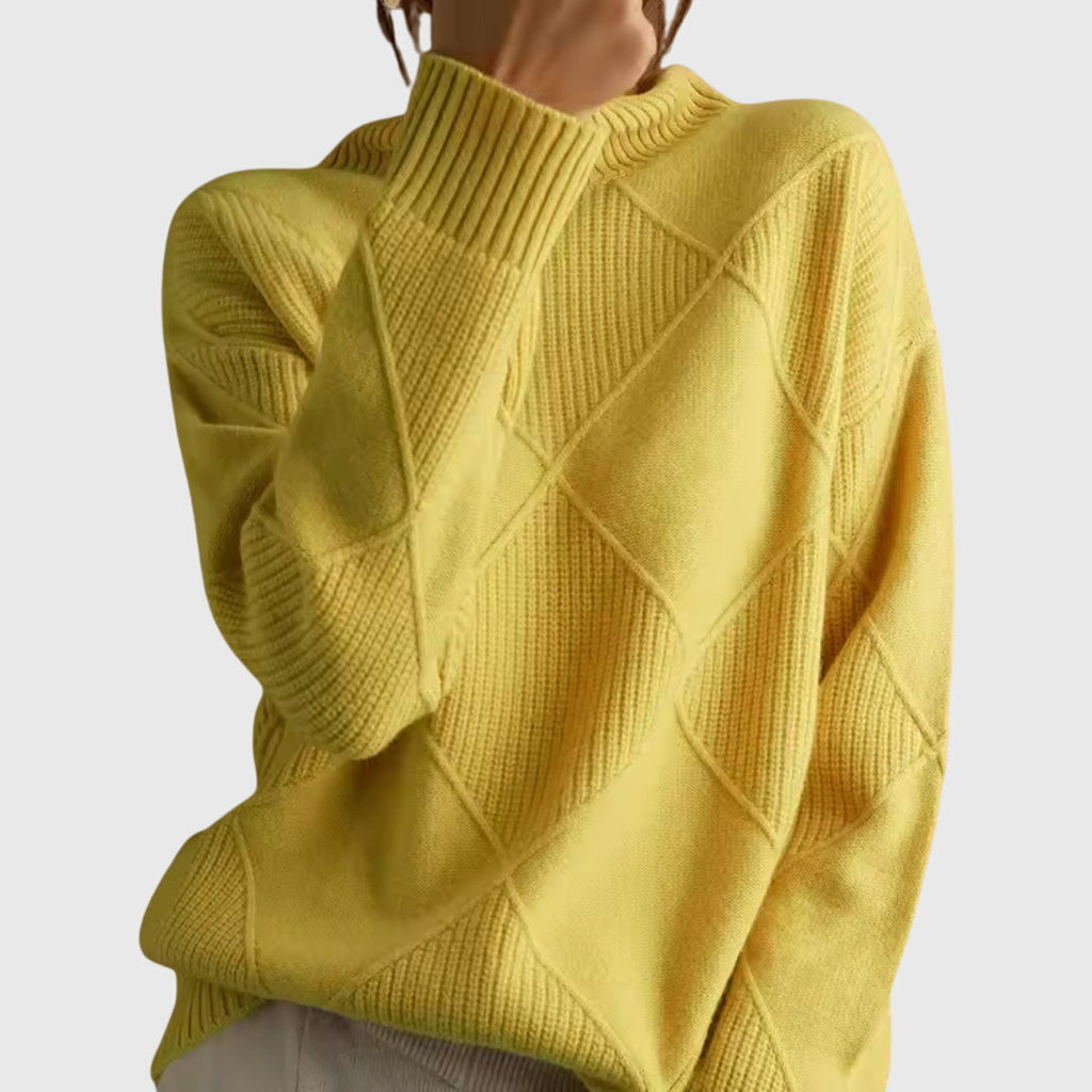 JERSEY DE CUELLO ALTO GEOMETRICO
