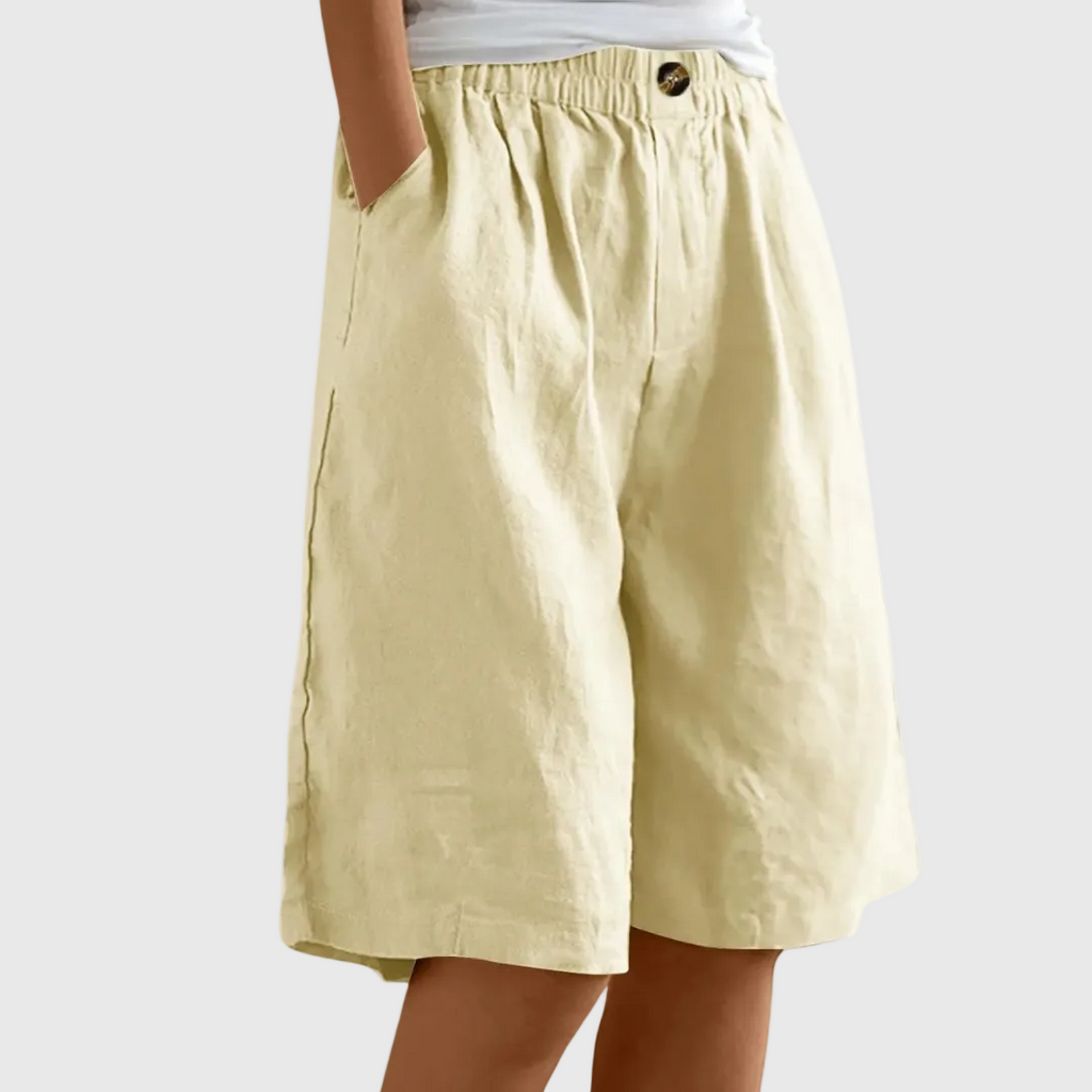 MADELEINE | PANTALONES CORTOS HOLGADOS CON CINTURA ELASTICA