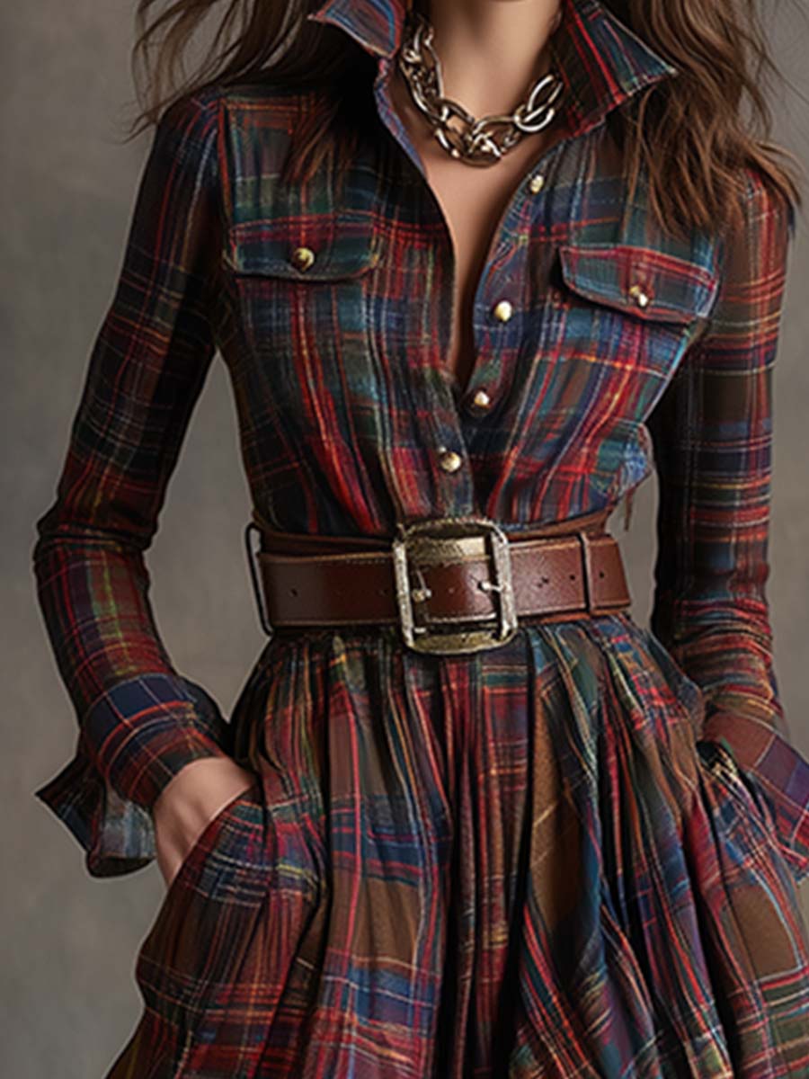 VESTIDO CON CINTURÓN