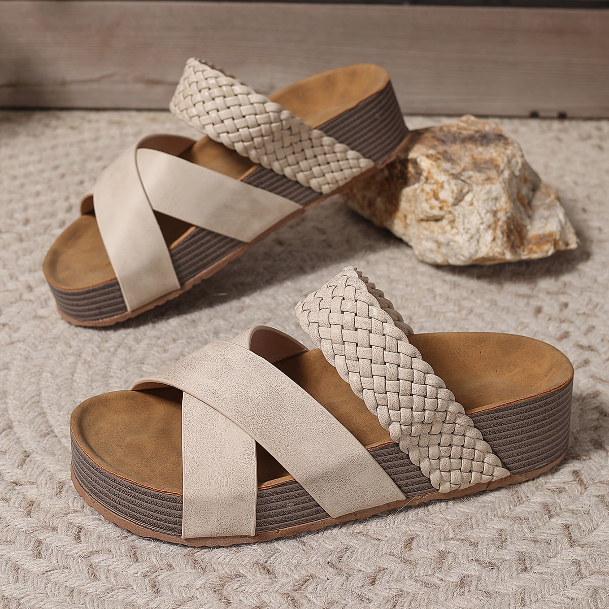 Sandalias Elegancia Trenzadas Valérie