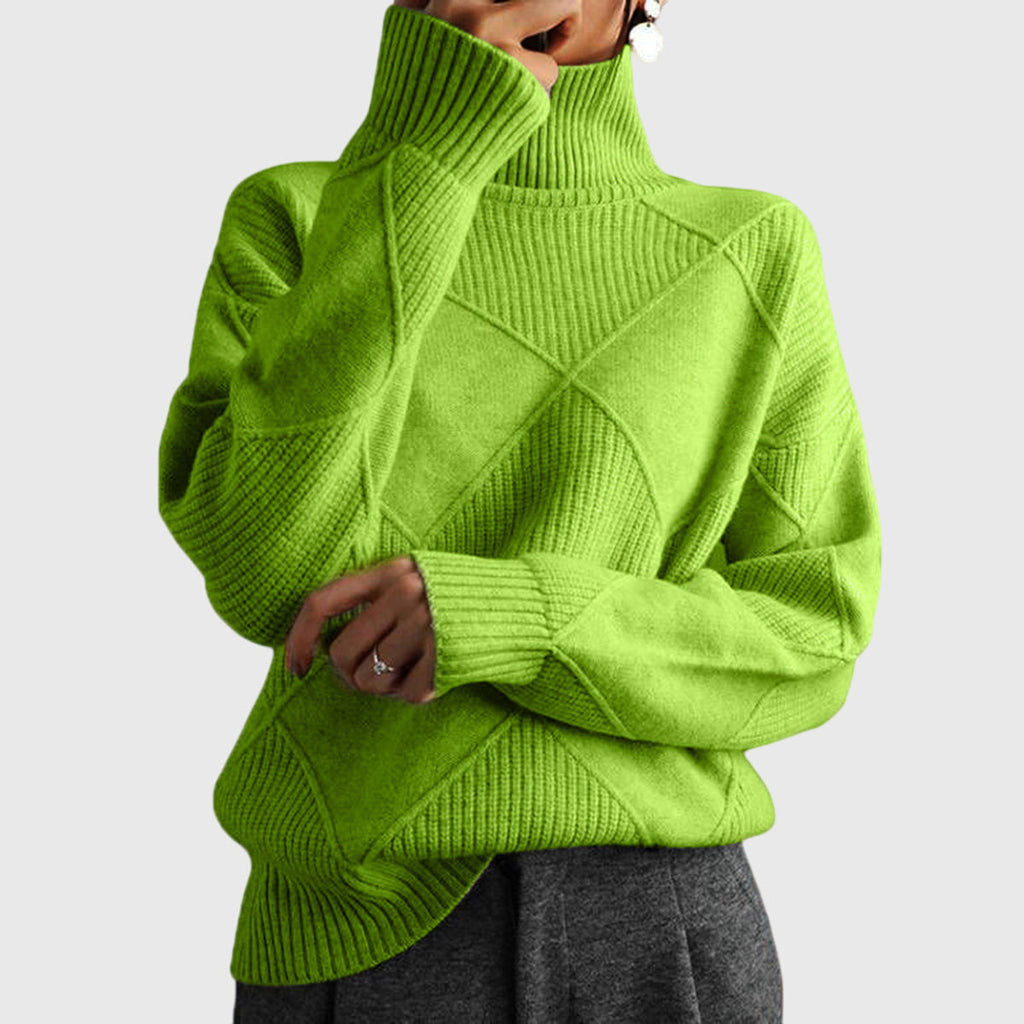 JERSEY DE CUELLO ALTO GEOMETRICO