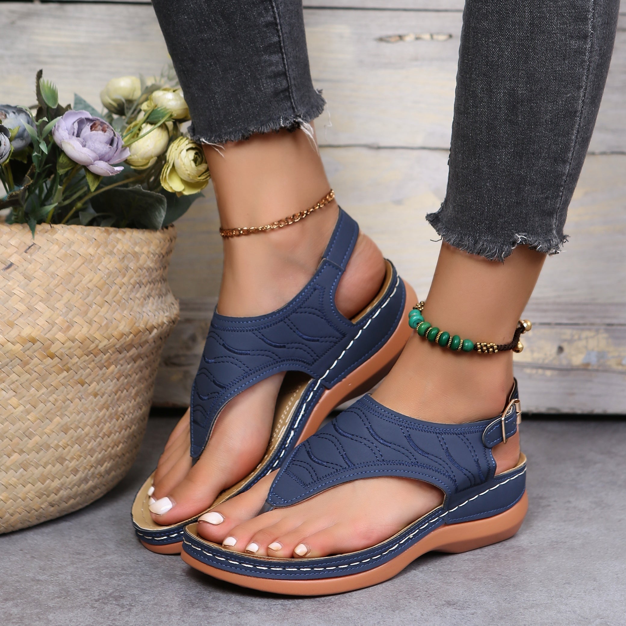 SANDALIAS CÓMODAS ERGONÓMICAS DELIA