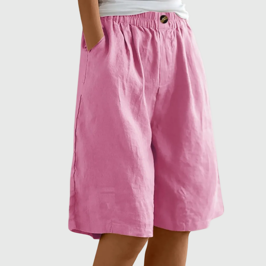 MADELEINE | PANTALONES CORTOS HOLGADOS CON CINTURA ELASTICA