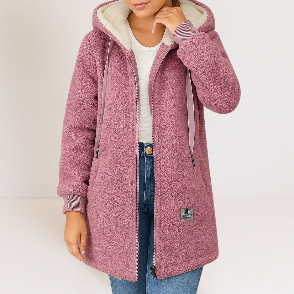 CHAQUETA POLAR SUAVE Y CÁLIDA