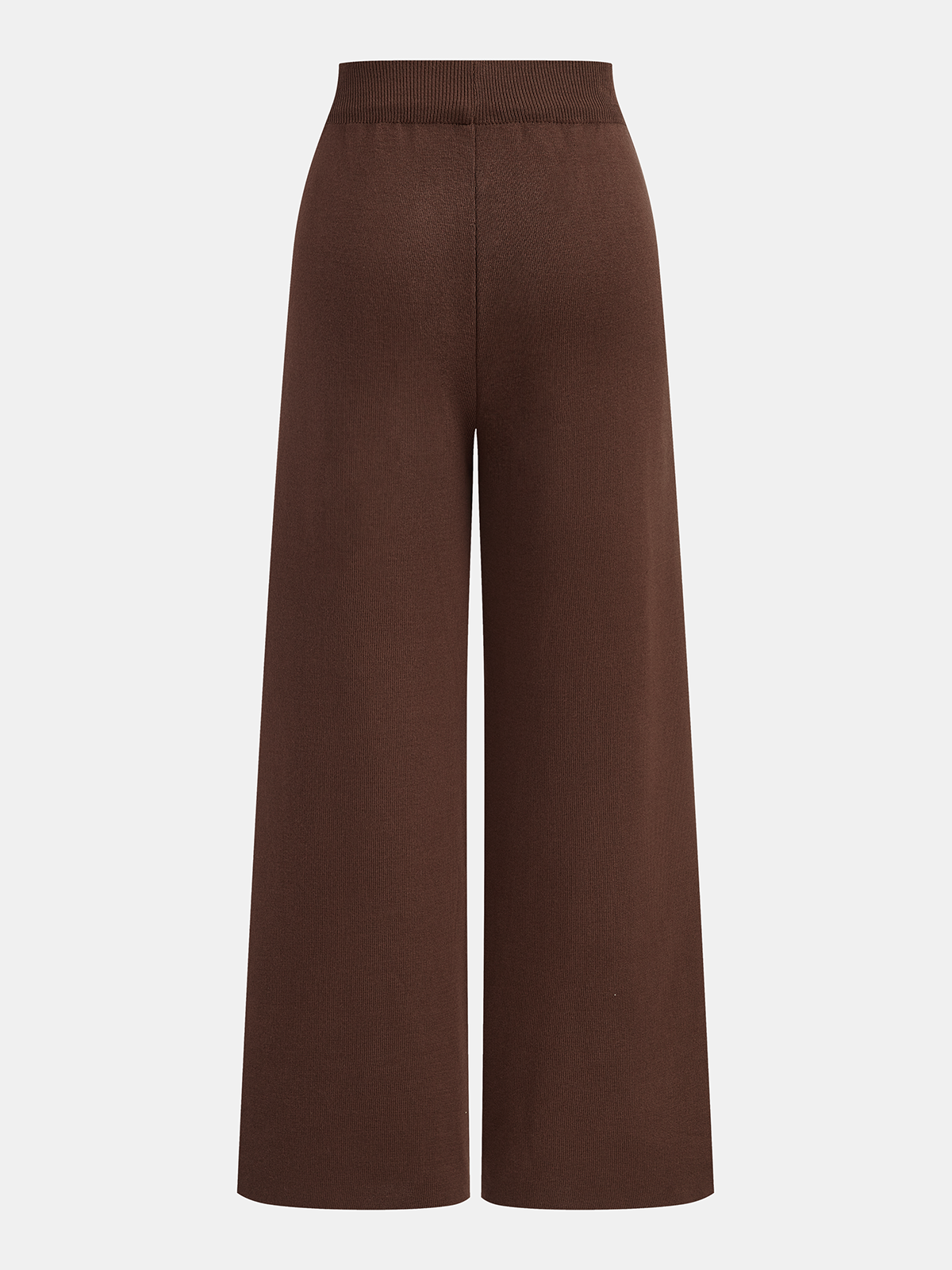 CONJUNTO DE TRES PIEZAS CON SUÉTER DE CUELLO ALTO DE PUNTO, CÁRDIGAN Y PANTALONES