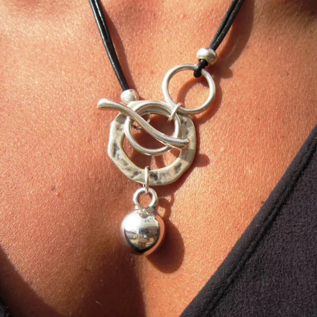 Collar vintage chapado en plata