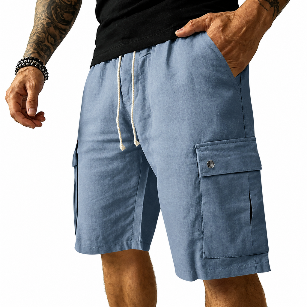 ARLO | PANTALON CARGO DE LINO