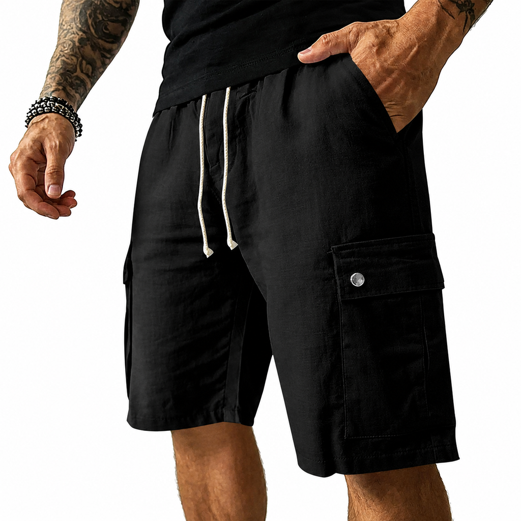 ARLO | PANTALON CARGO DE LINO
