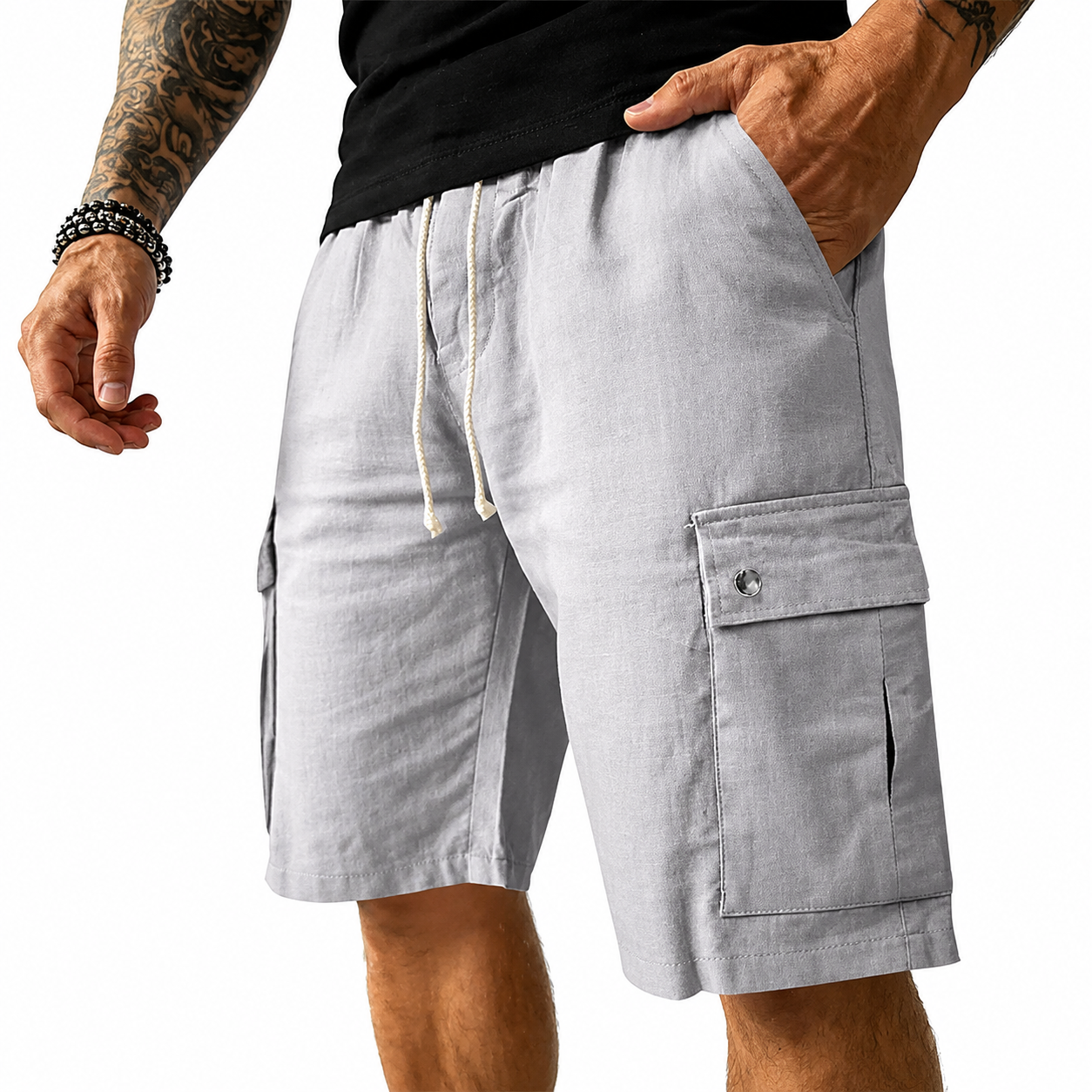 ARLO | PANTALON CARGO DE LINO