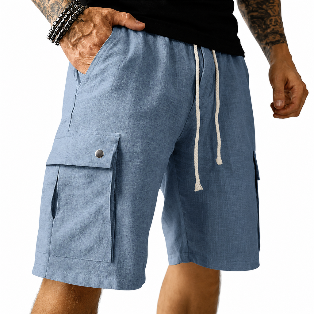 ARLO | PANTALON CARGO DE LINO