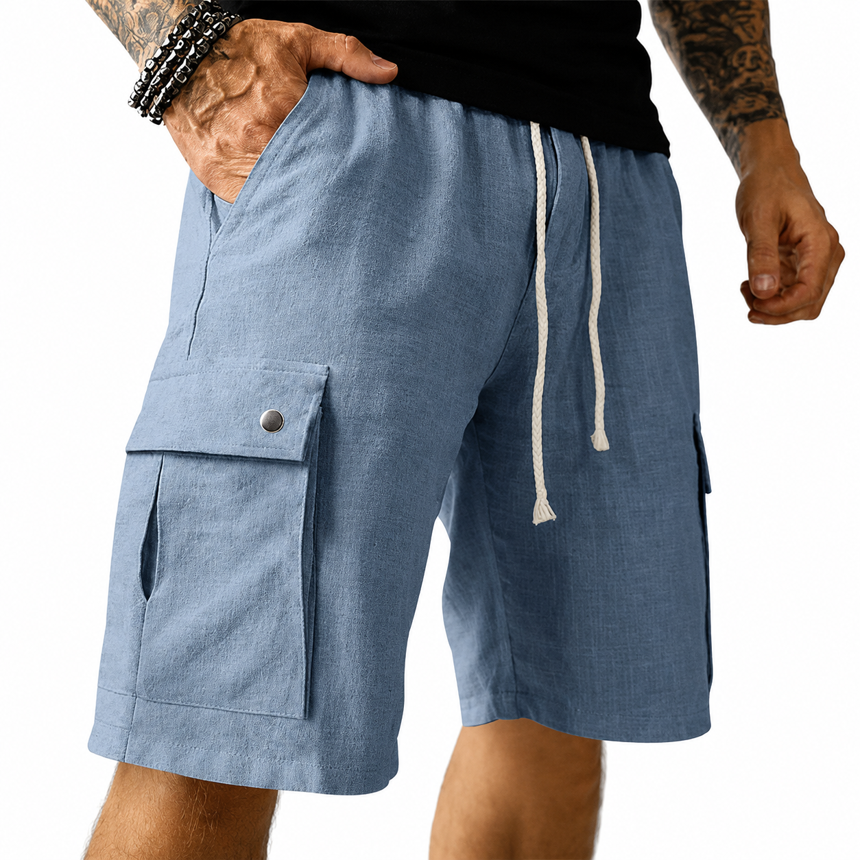 ARLO | PANTALON CARGO DE LINO