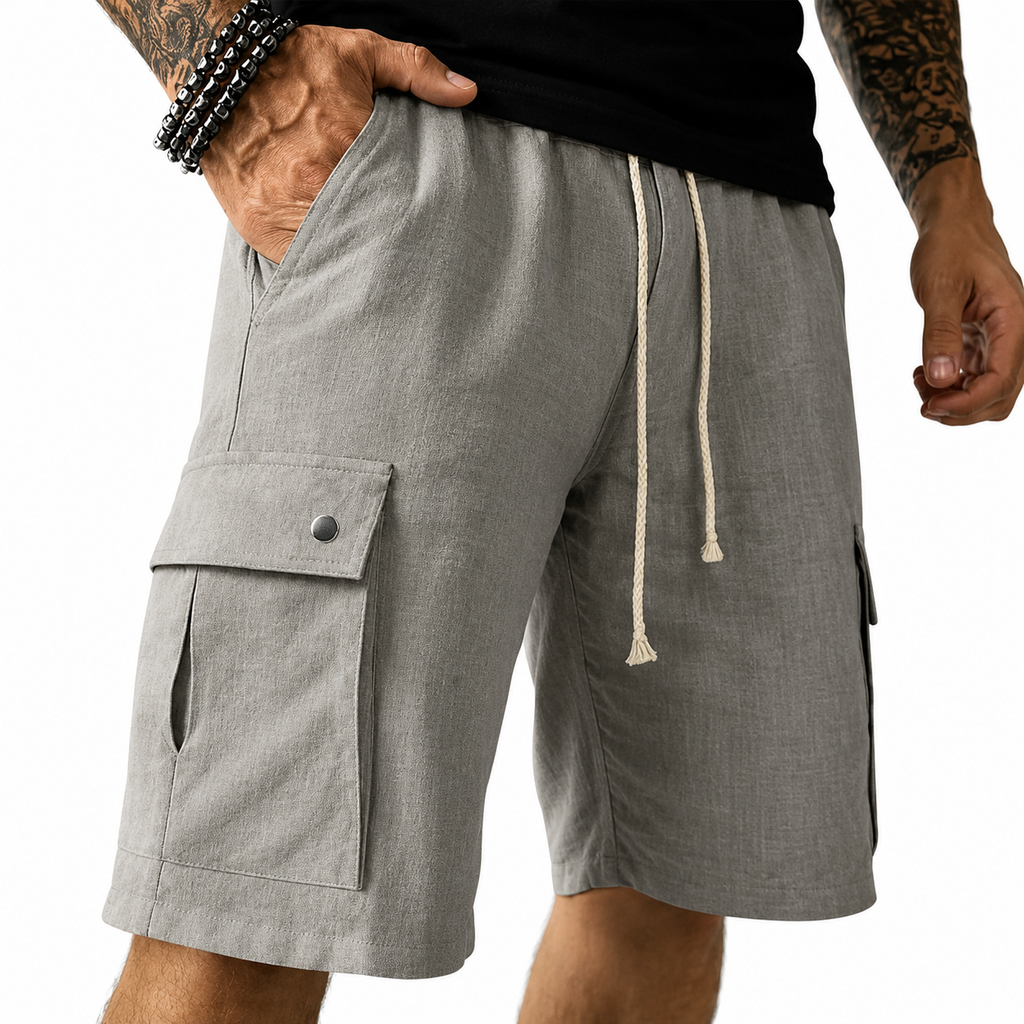 ARLO | PANTALON CARGO DE LINO