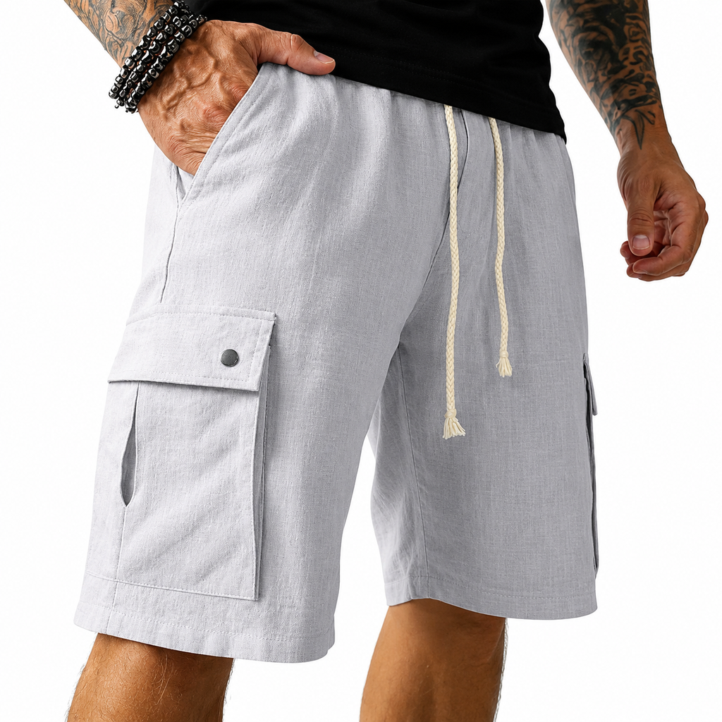 ARLO | PANTALON CARGO DE LINO