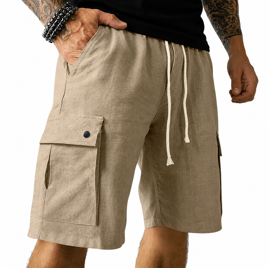 ARLO | PANTALON CARGO DE LINO