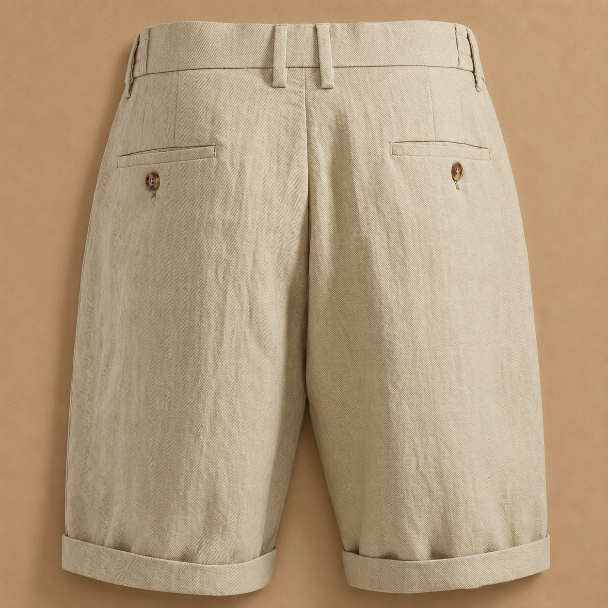 ROAN | PANTALONES CORTOS DE ALGODÓN Y LINO