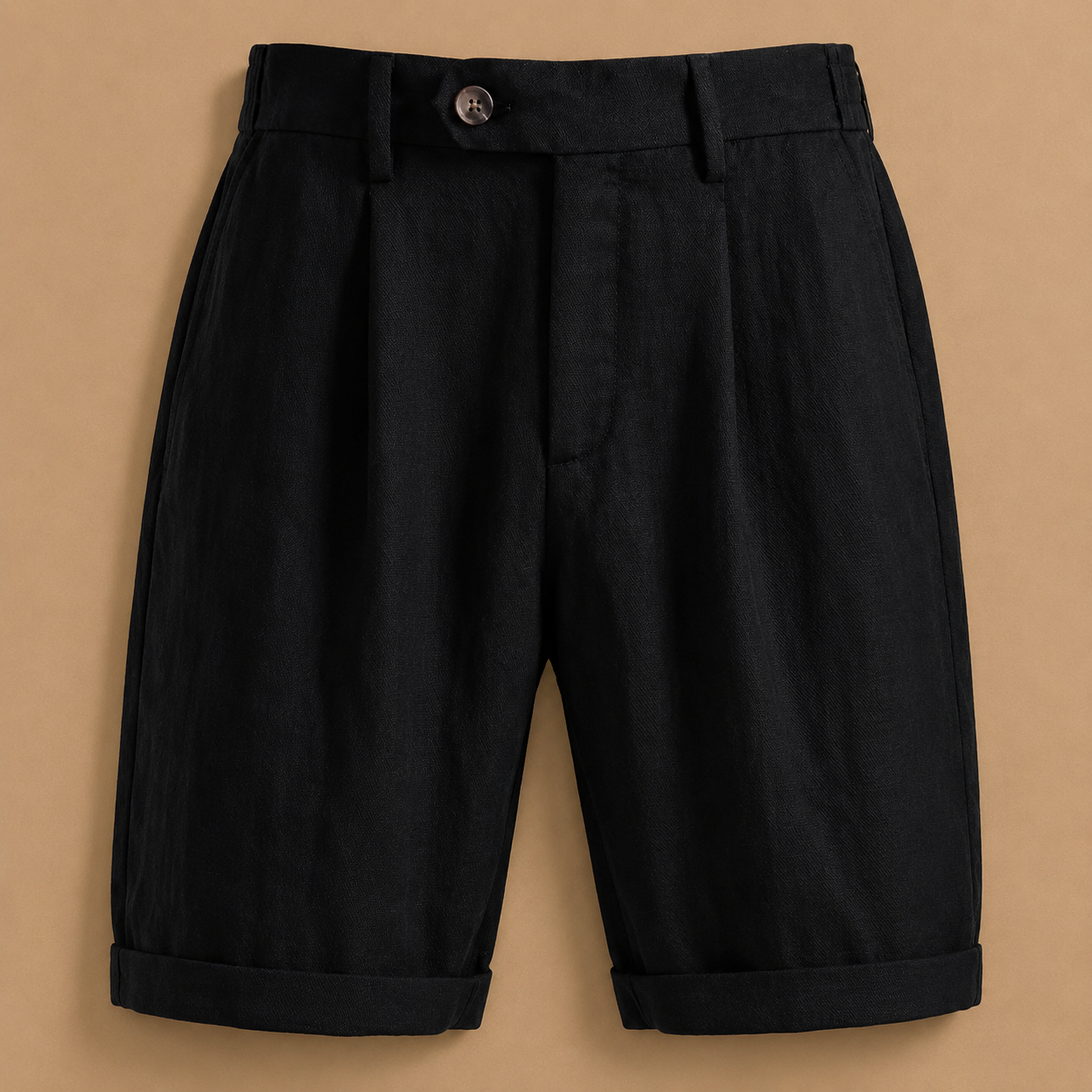 ROAN | PANTALONES CORTOS DE ALGODÓN Y LINO