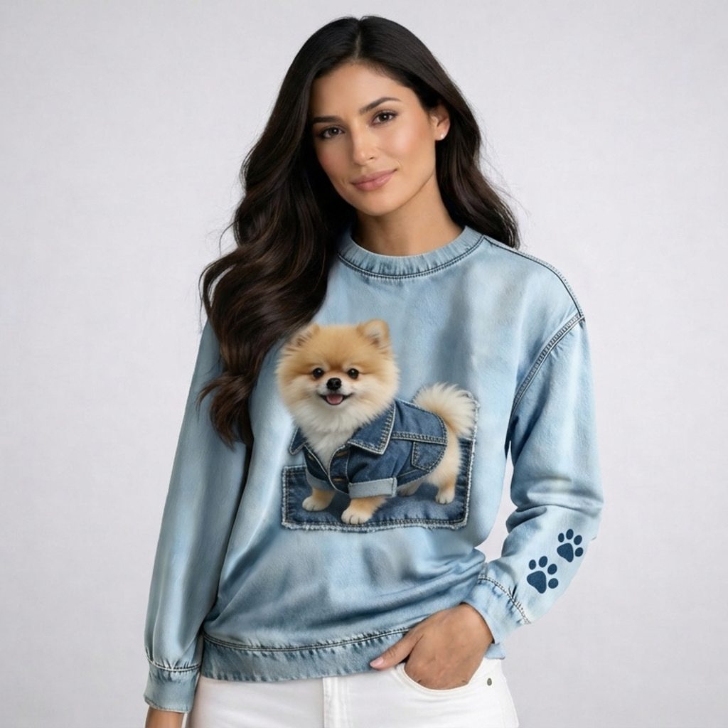 SUDADERA DE MANGA LARGA PACHTWORK