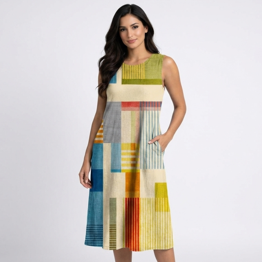 VESTIDO GEOMETRICO