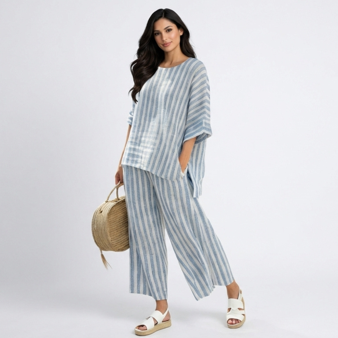 TOP DE LINO CON PANTALONES