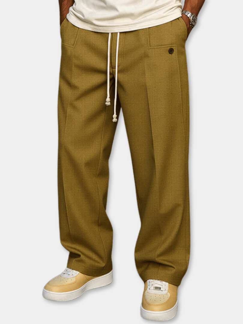 PANTALONES ELEGANTES DE CORTE RELAJADO