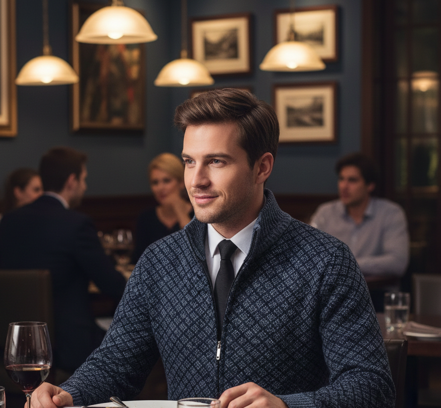 CARDIGAN CASUAL DE LUJO