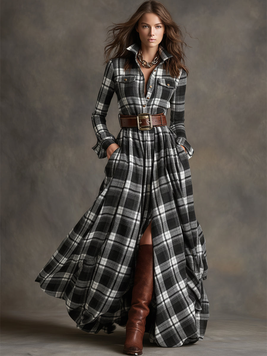 VESTIDO CON CINTURÓN