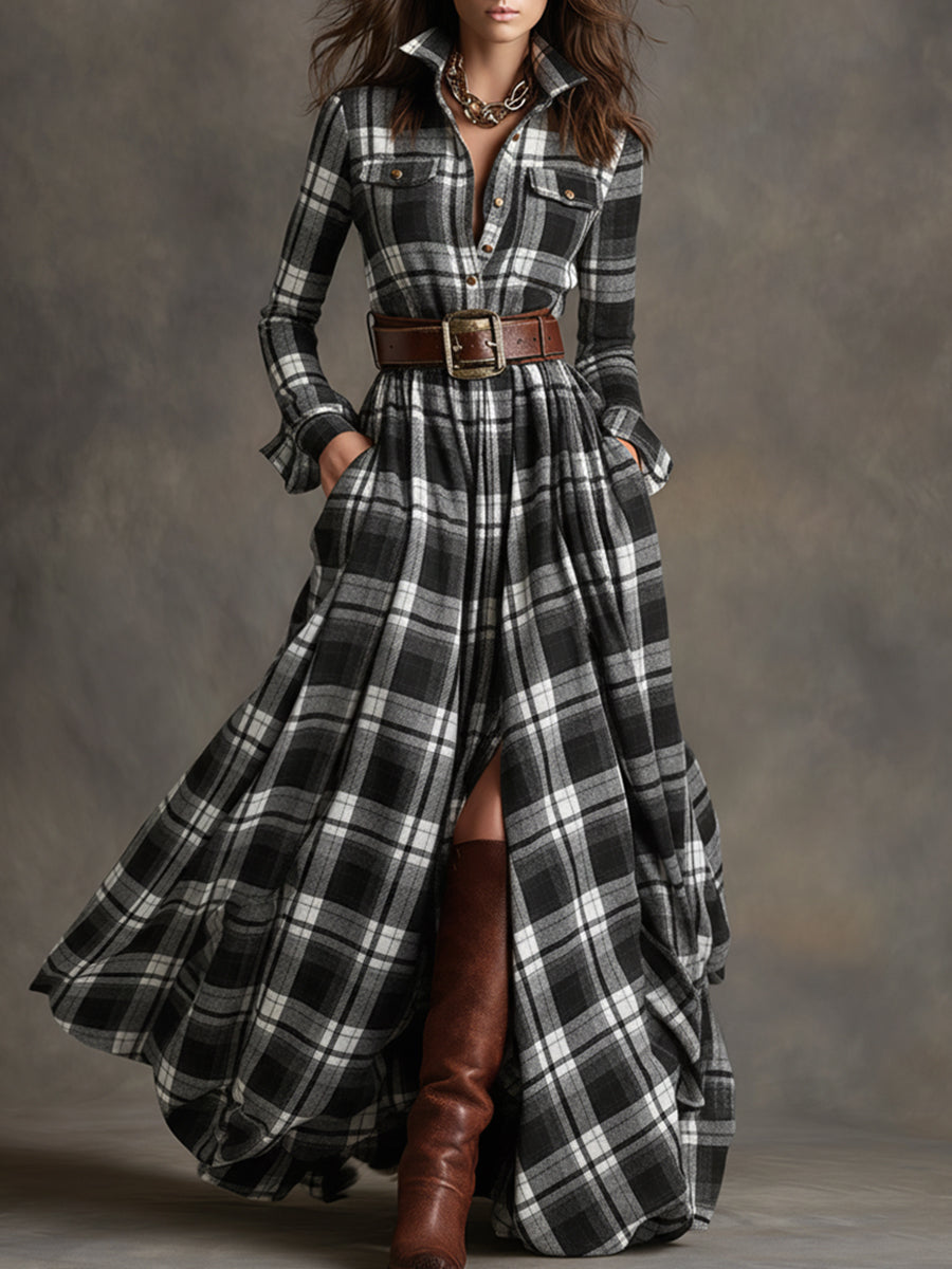 VESTIDO CON CINTURÓN