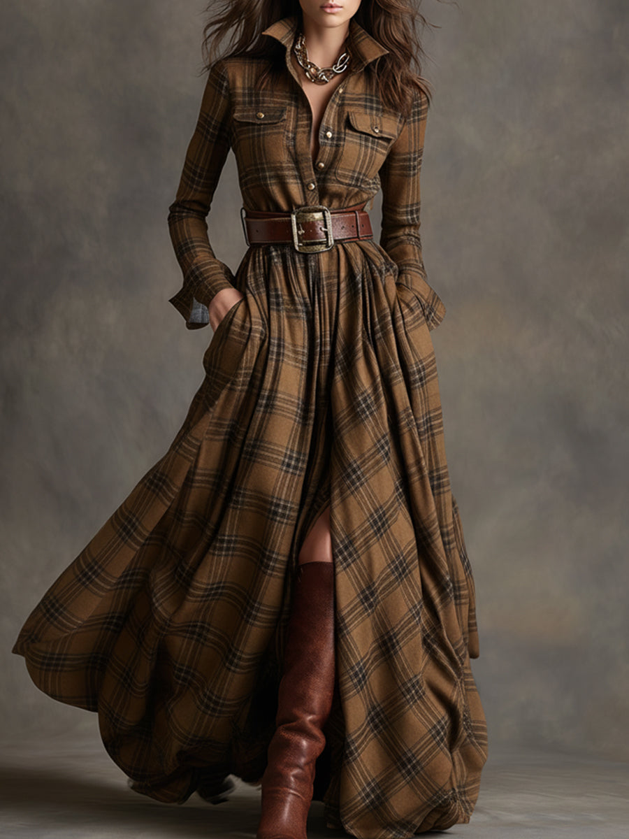 VESTIDO CON CINTURÓN
